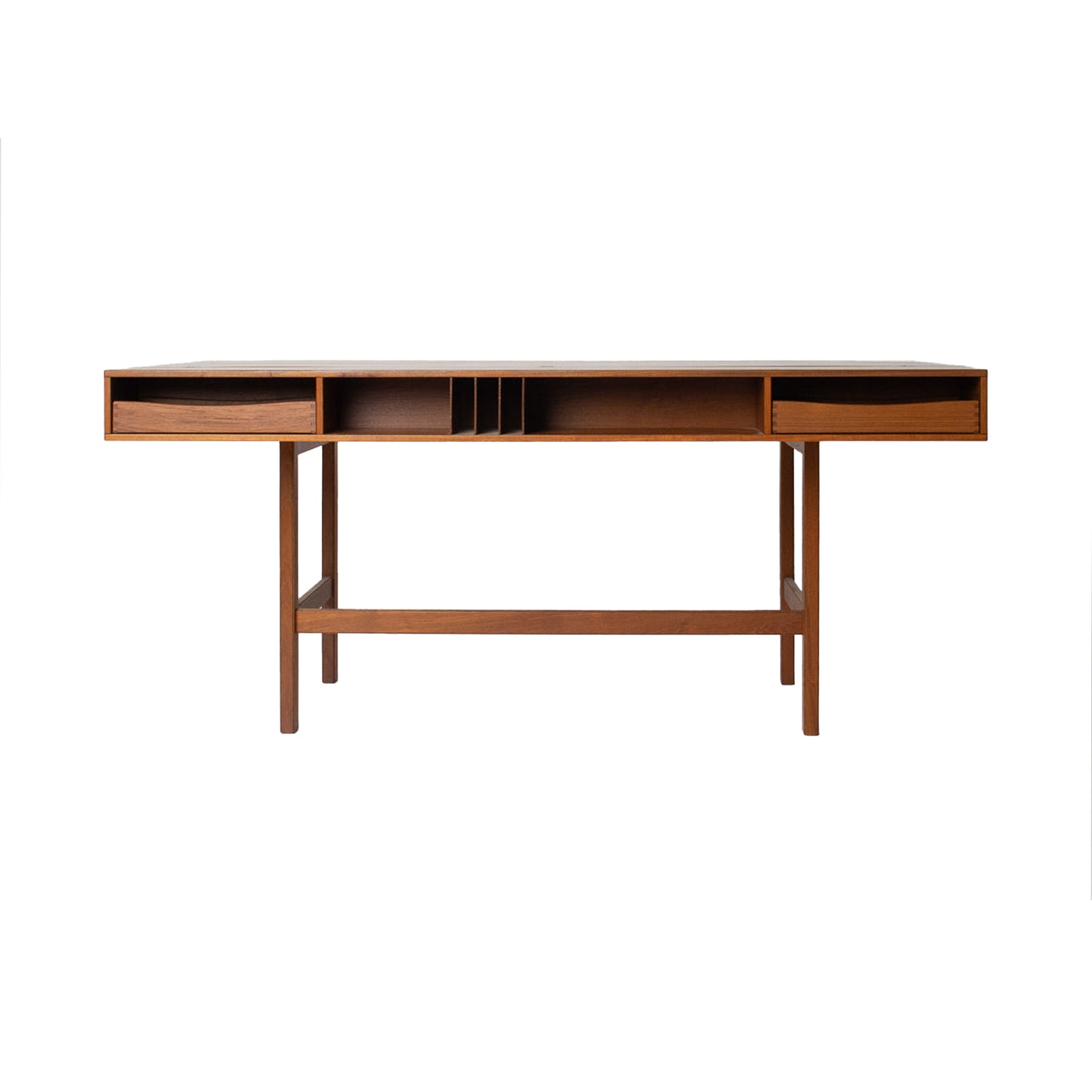Peter Lovig Mid Century Danish Teak Flip Top Desk
