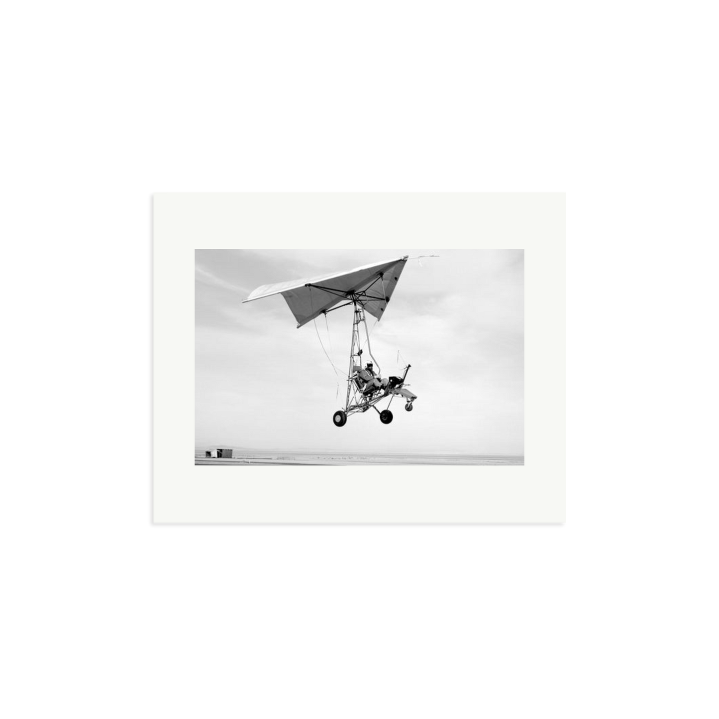 Edwards Air Force Base Paraglider Landing Framed Print