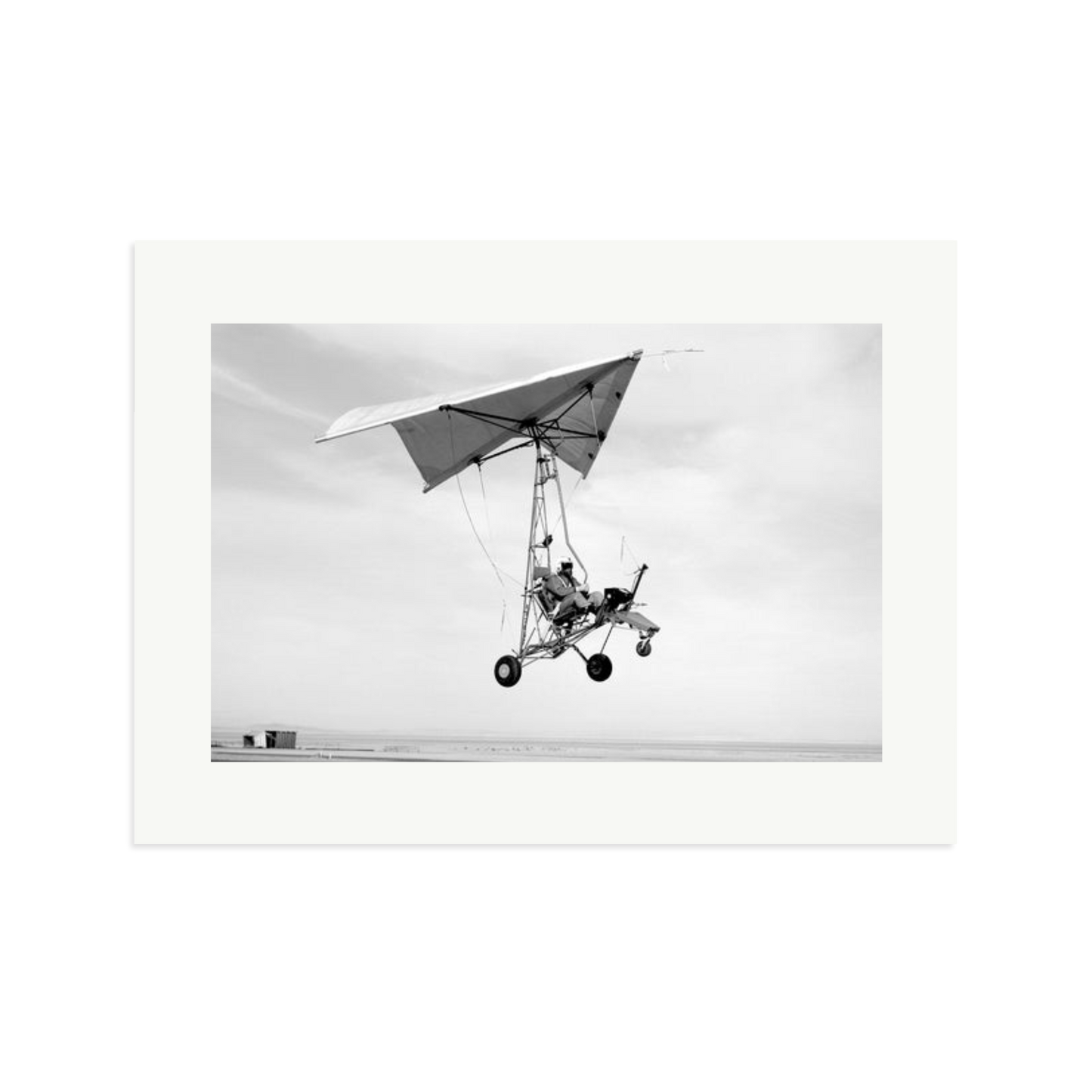 Edwards Air Force Base Paraglider Landing Framed Print