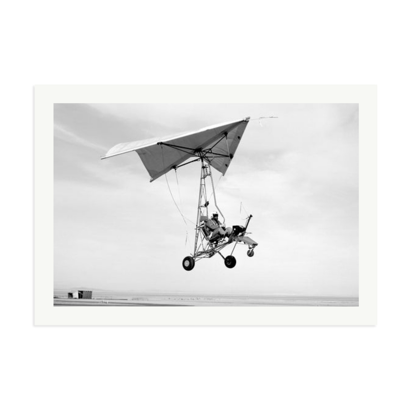 Edwards Air Force Base Paraglider Landing Framed Print