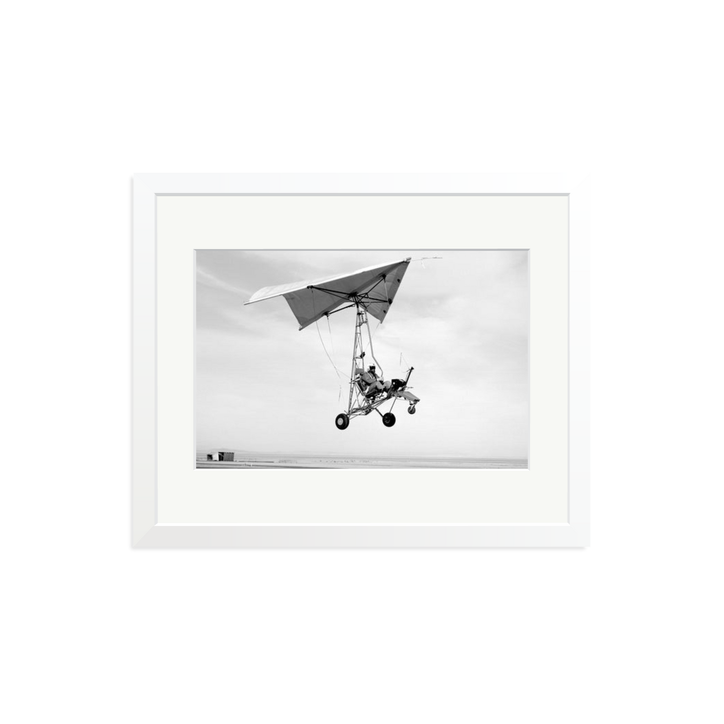 Edwards Air Force Base Paraglider Landing Framed Print