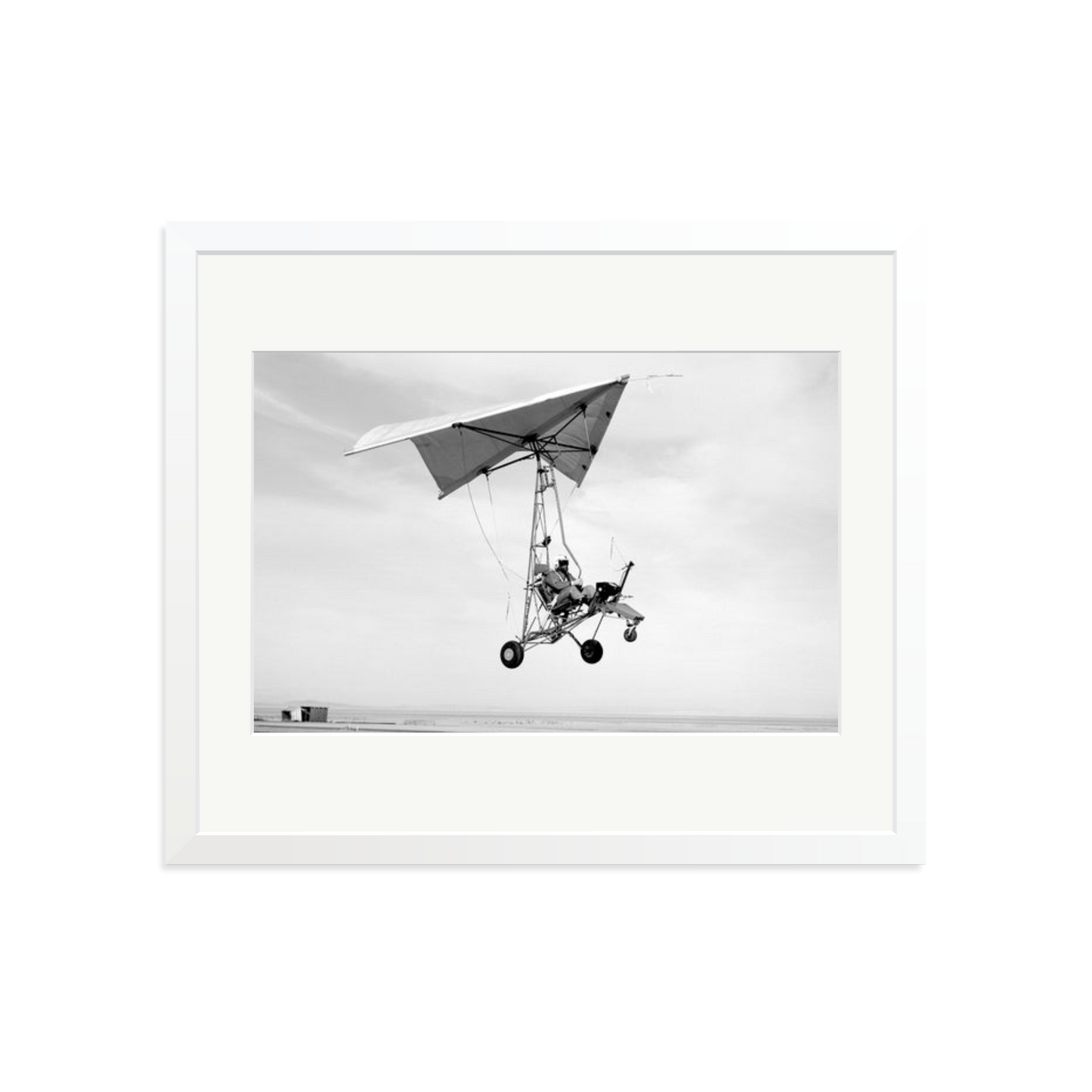Edwards Air Force Base Paraglider Landing Framed Print