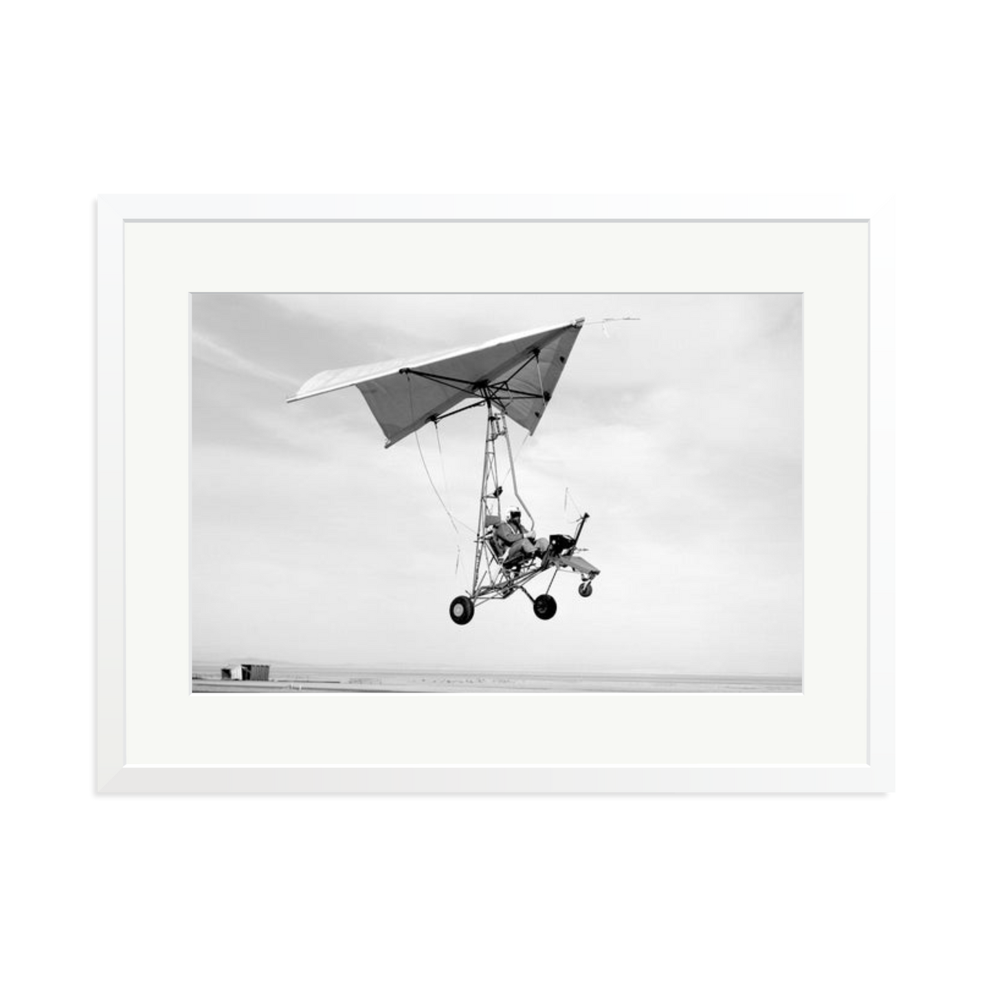 Edwards Air Force Base Paraglider Landing Framed Print