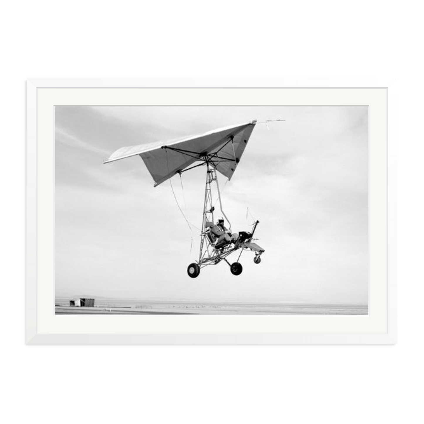 Edwards Air Force Base Paraglider Landing Framed Print