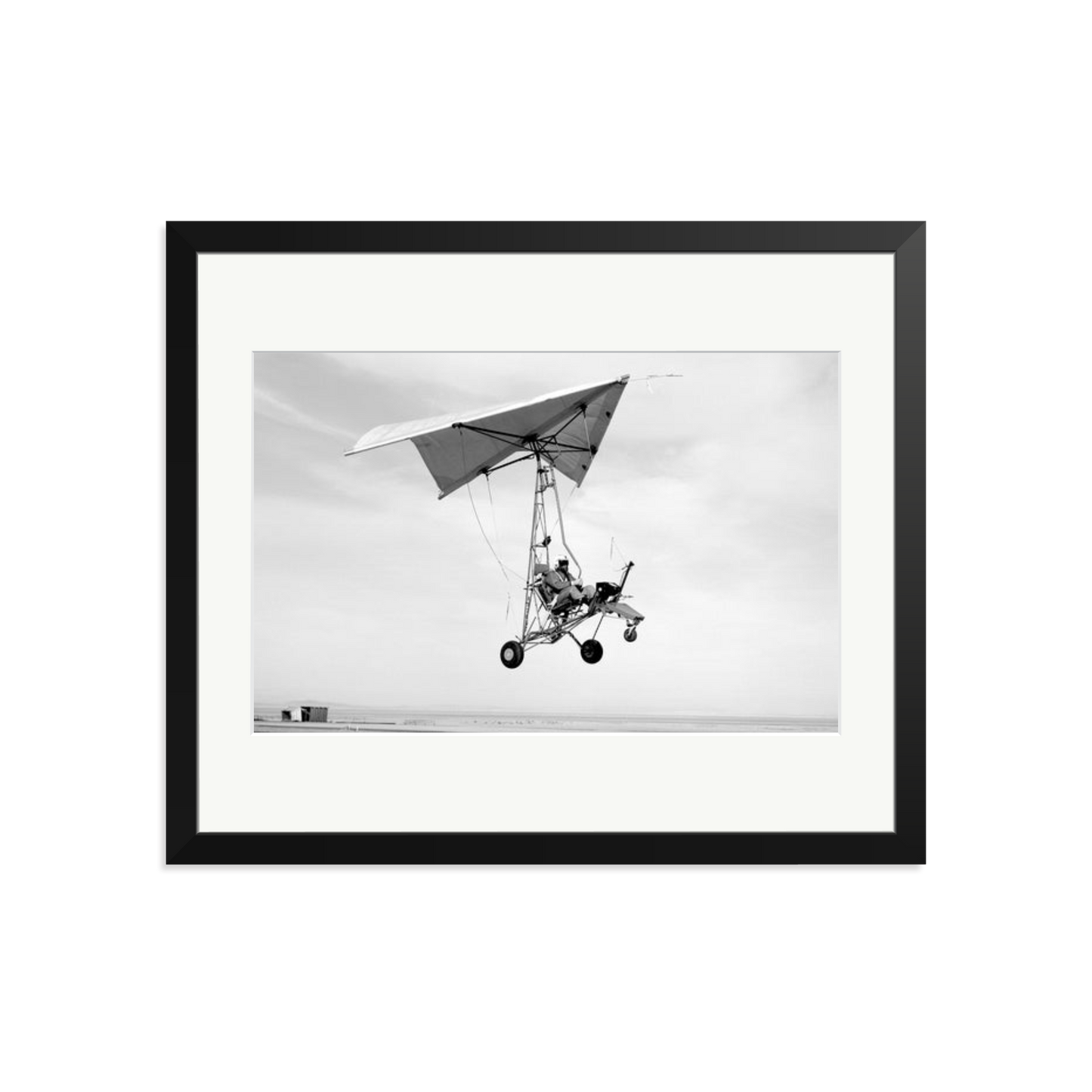 Edwards Air Force Base Paraglider Landing Framed Print