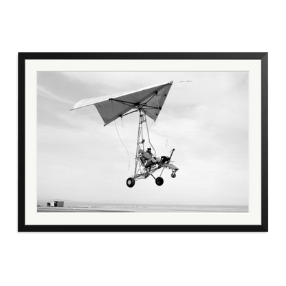 Edwards Air Force Base Paraglider Landing Framed Print