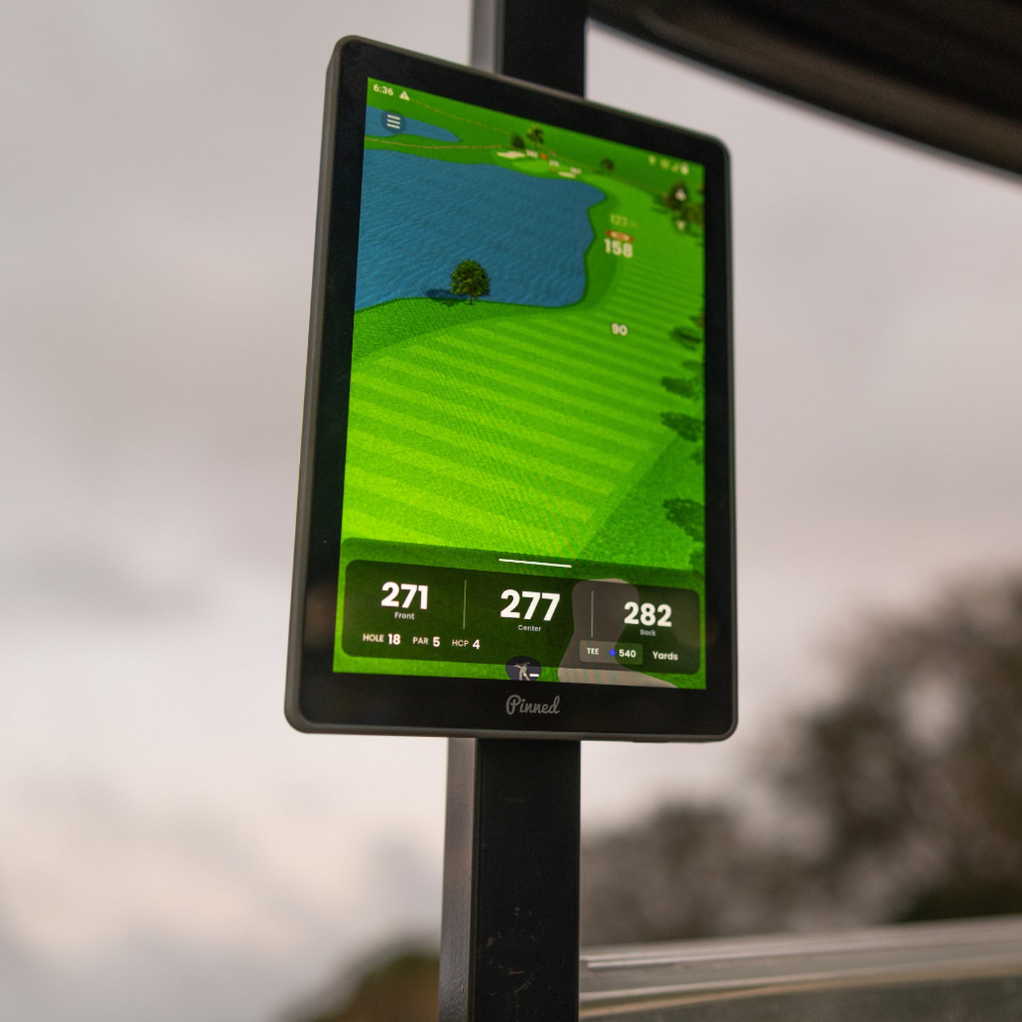 Pinned Golf The Caddie GPS Tablet