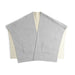 Pissenlit Reversible Cashmere Silk Cape - Grey / Beige