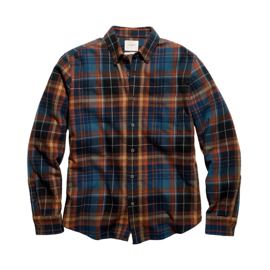 Billy Reid Micro Block Plaid Tuscumbia Shirt