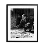 Jackson Pollock Framed Print - Black Frame