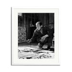 Jackson Pollock Framed Print - White Frame