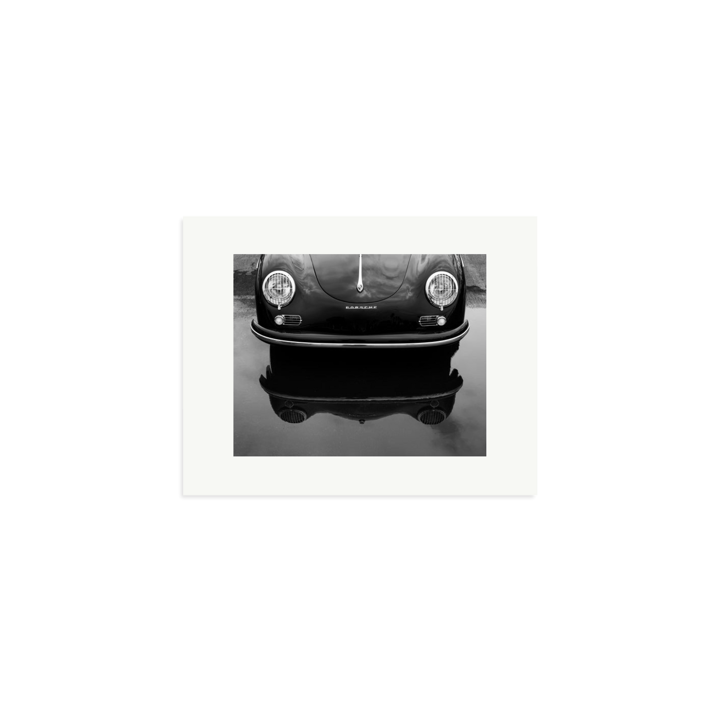 Porsche 356 Nose Framed Print Print Only Small