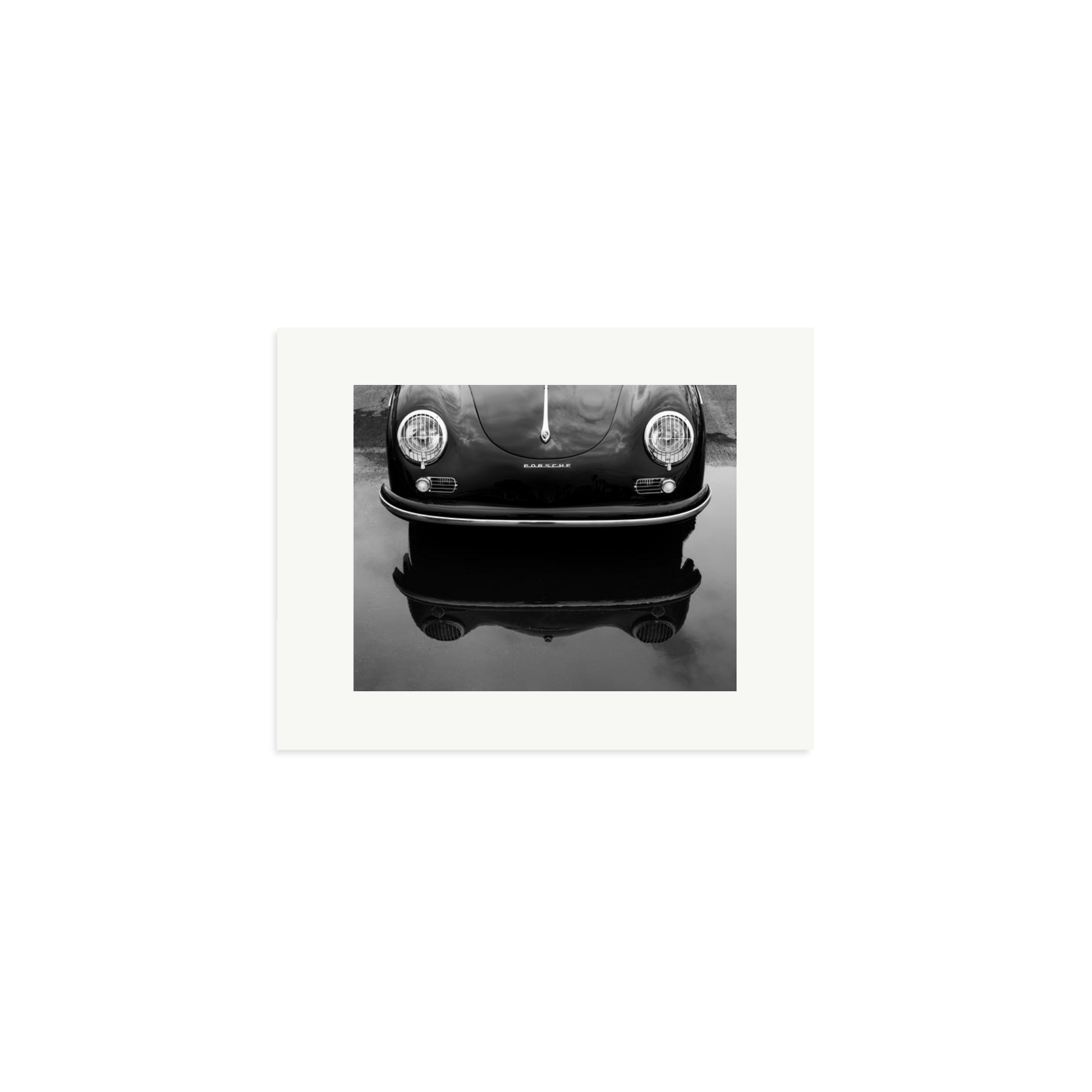 Porsche 356 Nose Framed Print Print Only Small