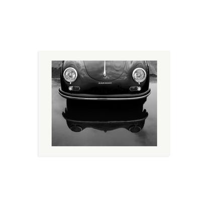Porsche 356 Nose Framed Print Print Only Medium
