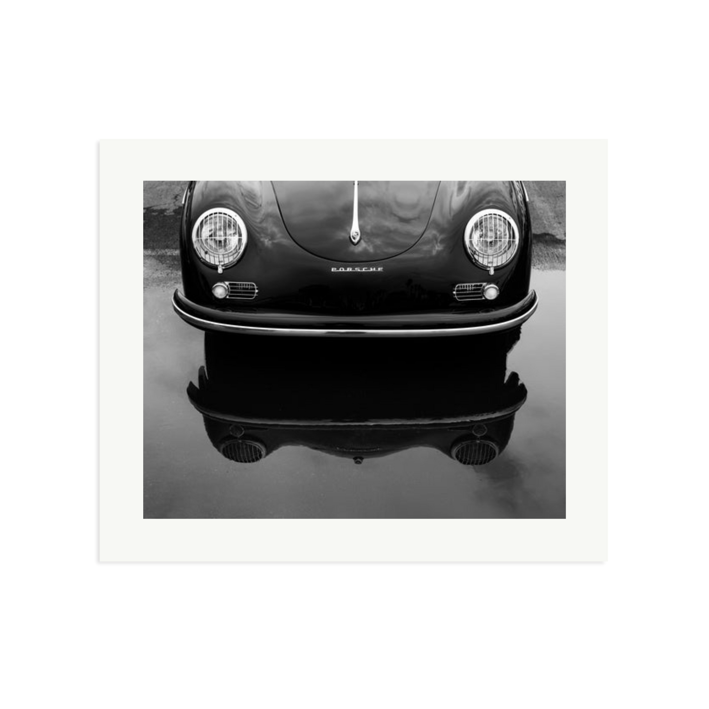 Porsche 356 Nose Framed Print Print Only Large