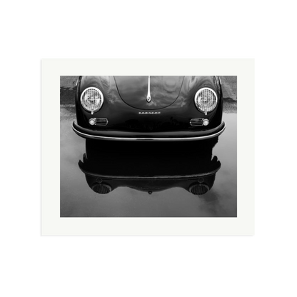 Porsche 356 Nose Framed Print Print Only Large