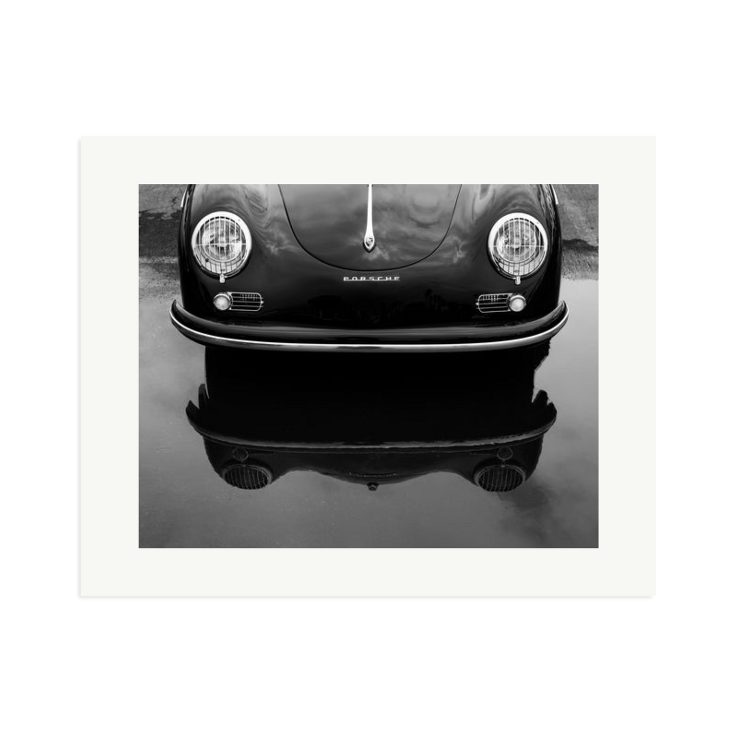 Porsche 356 Nose Framed Print Print Only XL