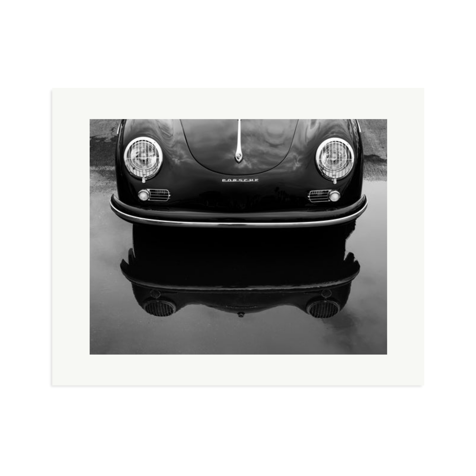 Porsche 356 Nose Framed Print Print Only XL