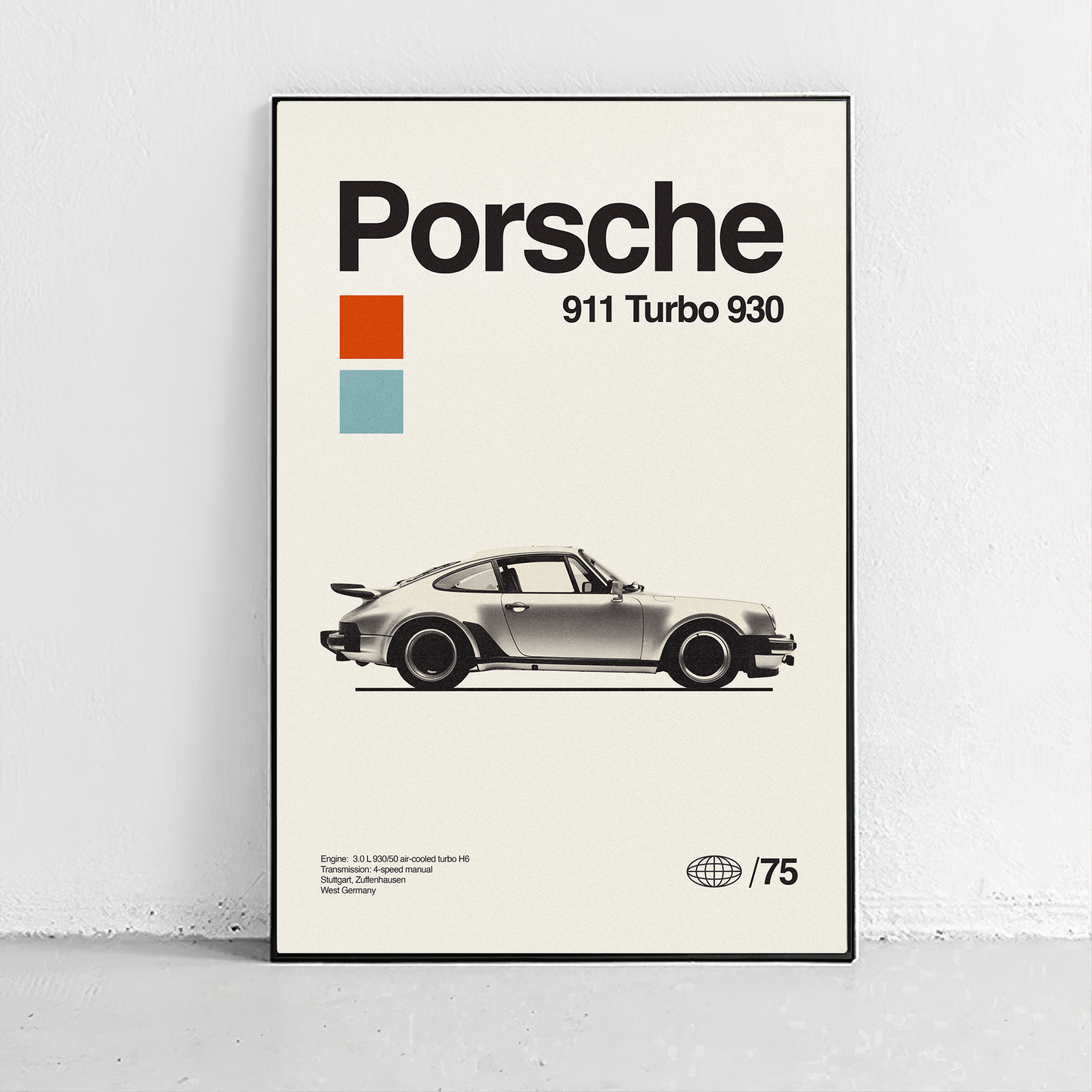 Porsche 911 Turbo 930 Poster