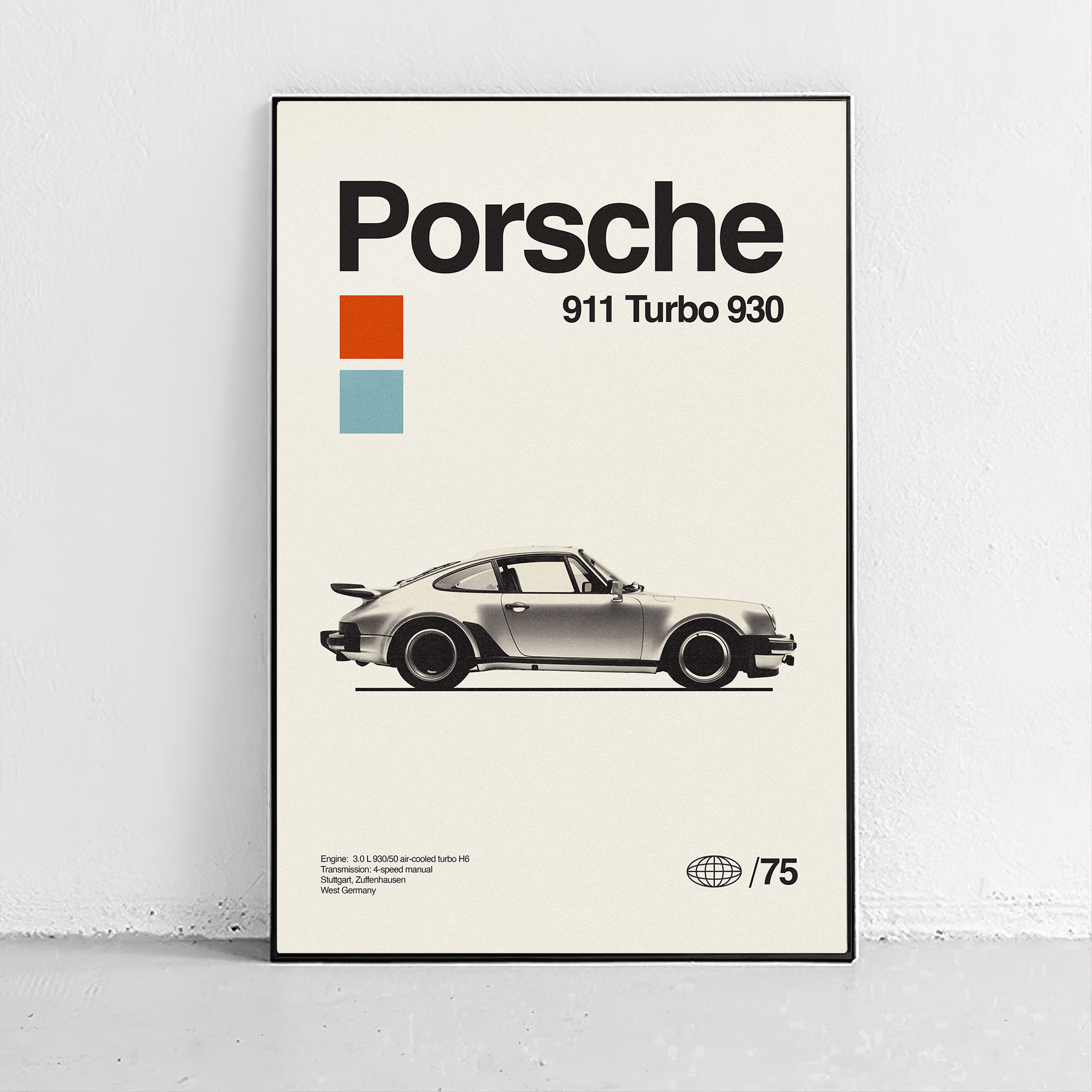 Porsche 911 Turbo 930 Poster