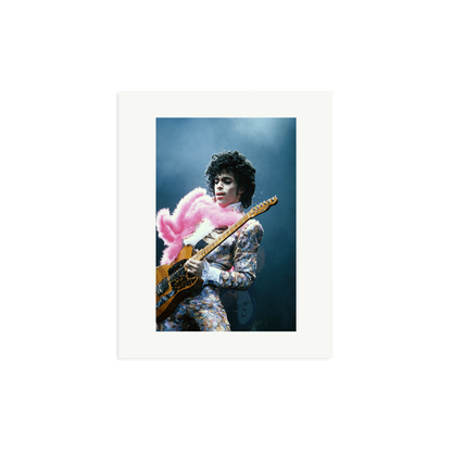 Prince in Los Angeles 1985 Framed Print Print Only Medium