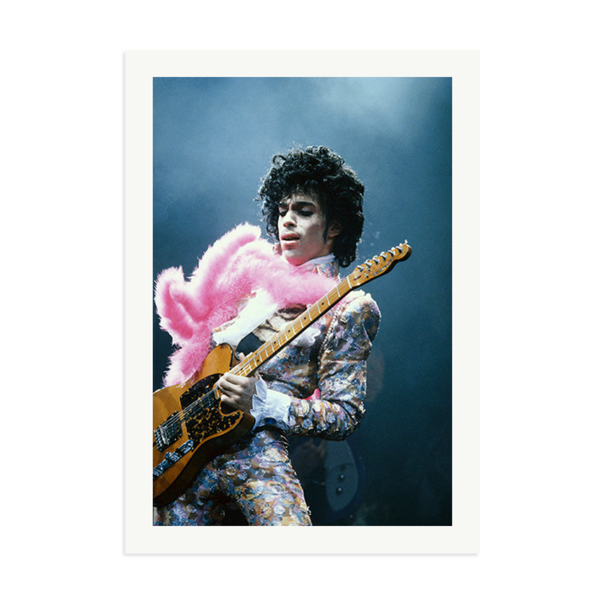 Prince in Los Angeles 1985 Framed Print Print Only XXL