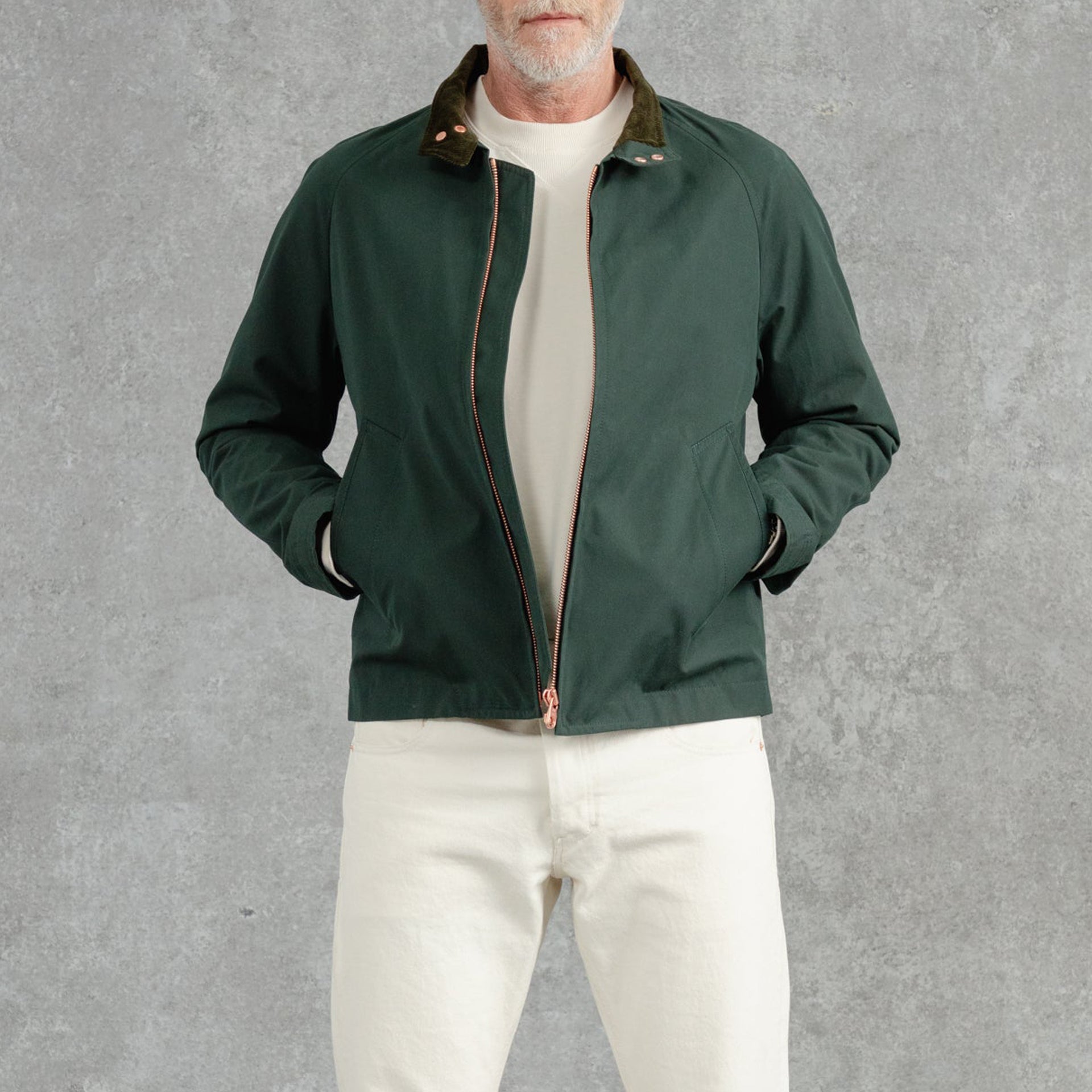 Private white clearance harrington