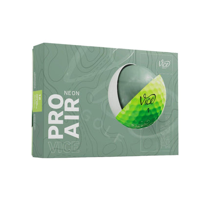 Vice Pro Air Lime Golf Ball Neon Lime