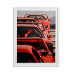 Quattro Ferrari F40 Framed Print - White Frame