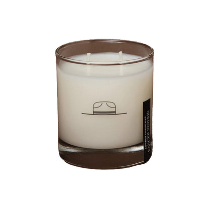 Ranger Station Cowboy Christmas Candle