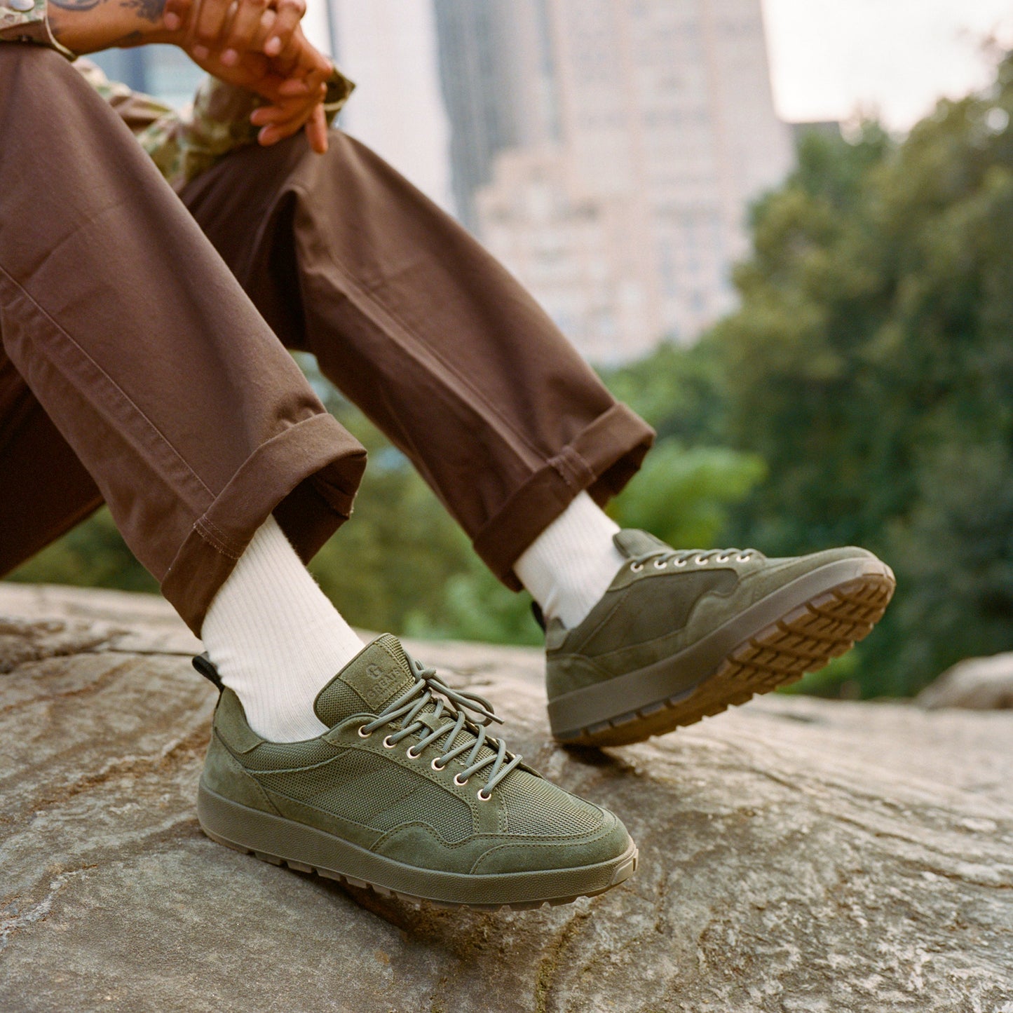 Greats The Ravine Olive Shoes
