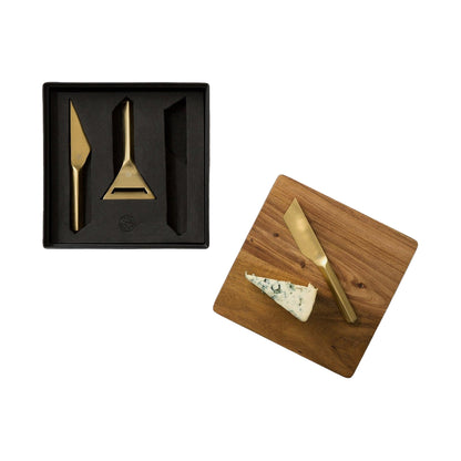 RBT Cheese Board & Knives Set