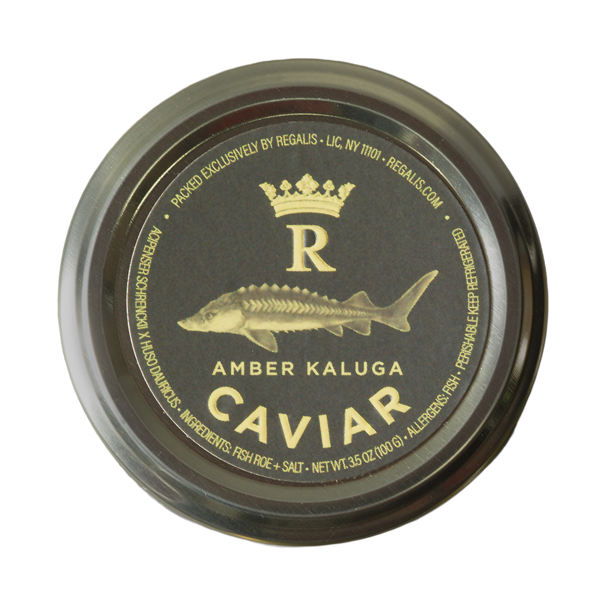 Regalis Amber Kaluga Caviar 3.5 oz