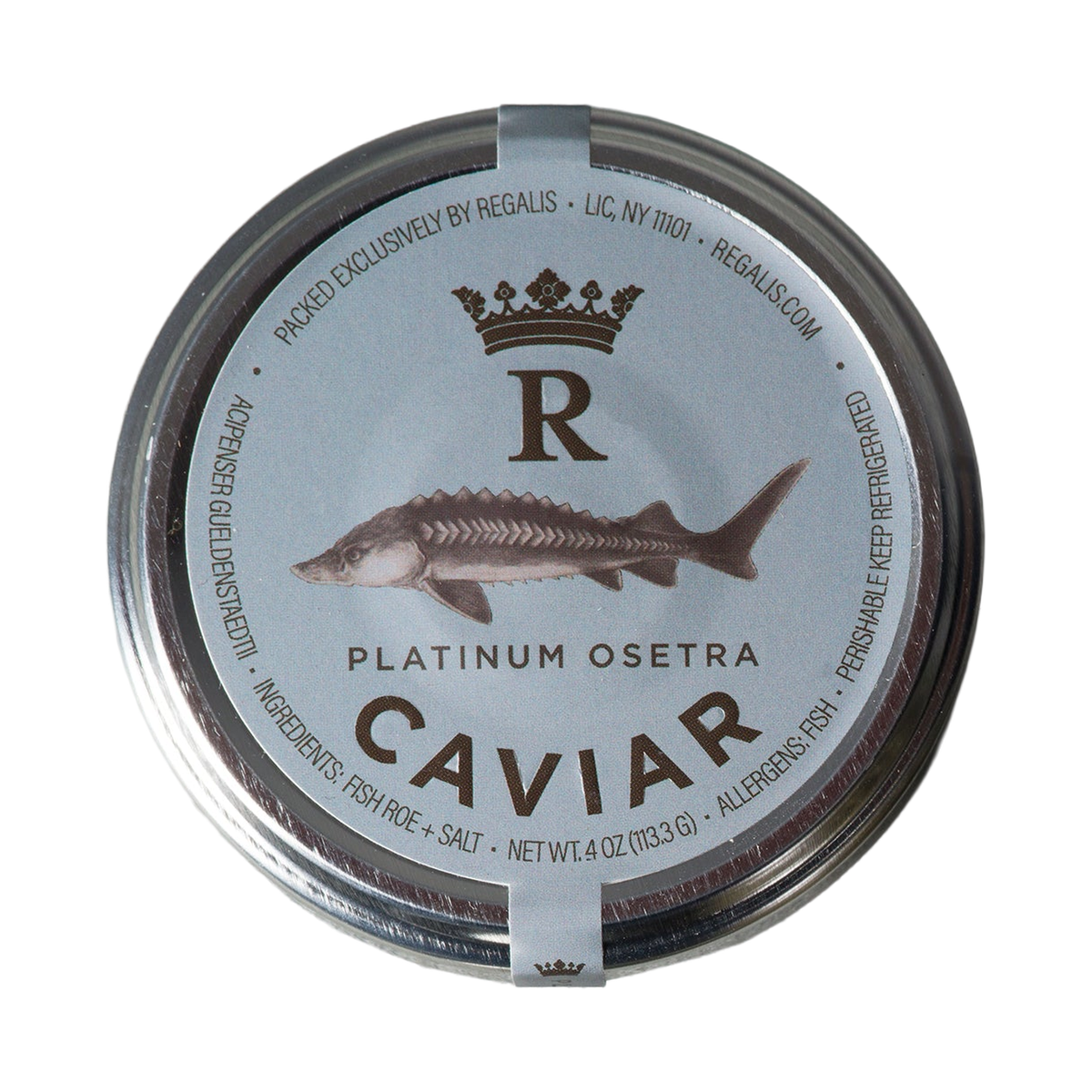 Regalis Platinum Osetra Caviar 4 oz