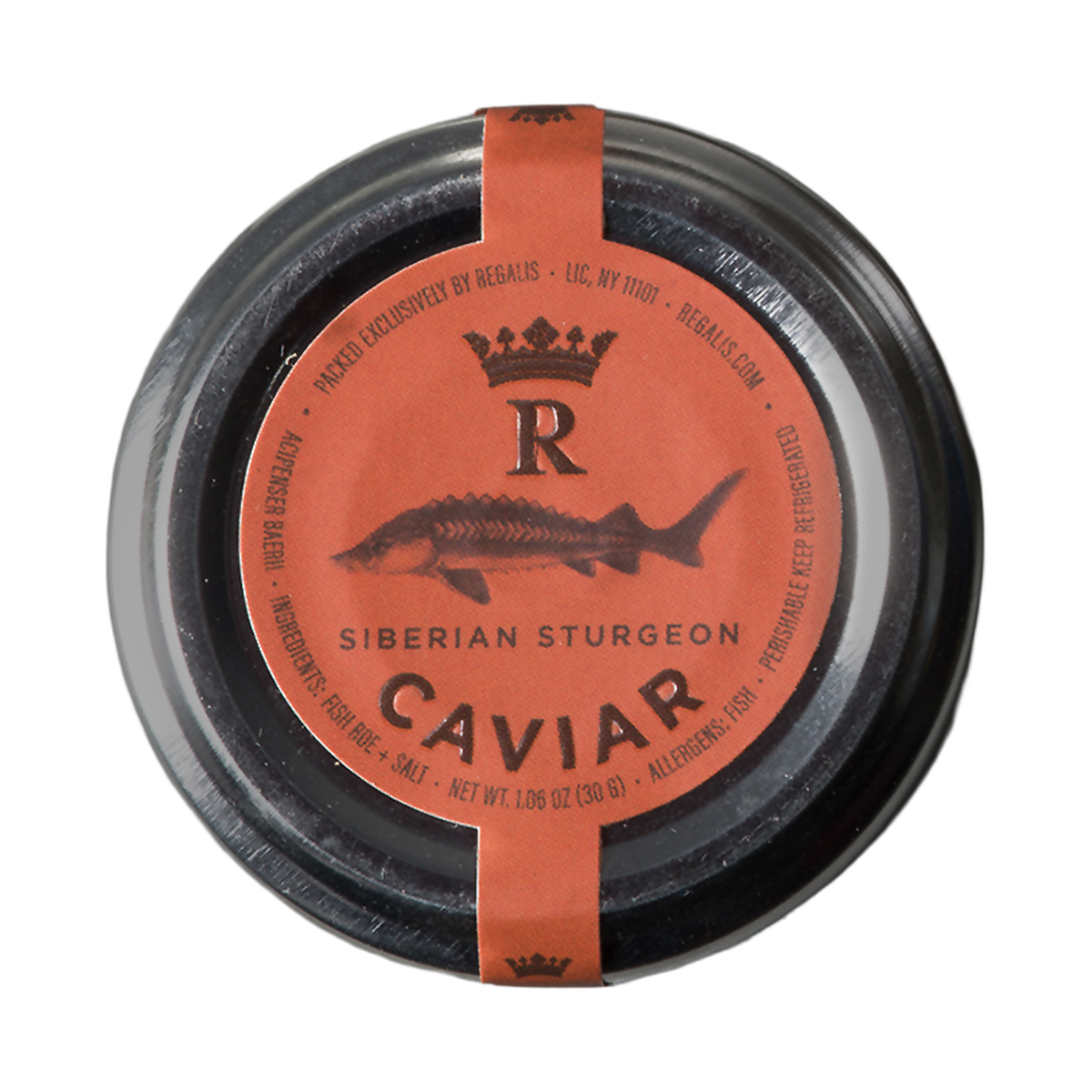 Regalis Siberian Sturgeon Baerii Caviar 1 oz