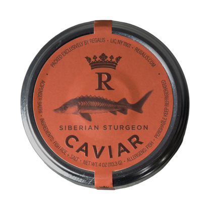 Regalis Siberian Sturgeon Baerii Caviar 4 oz