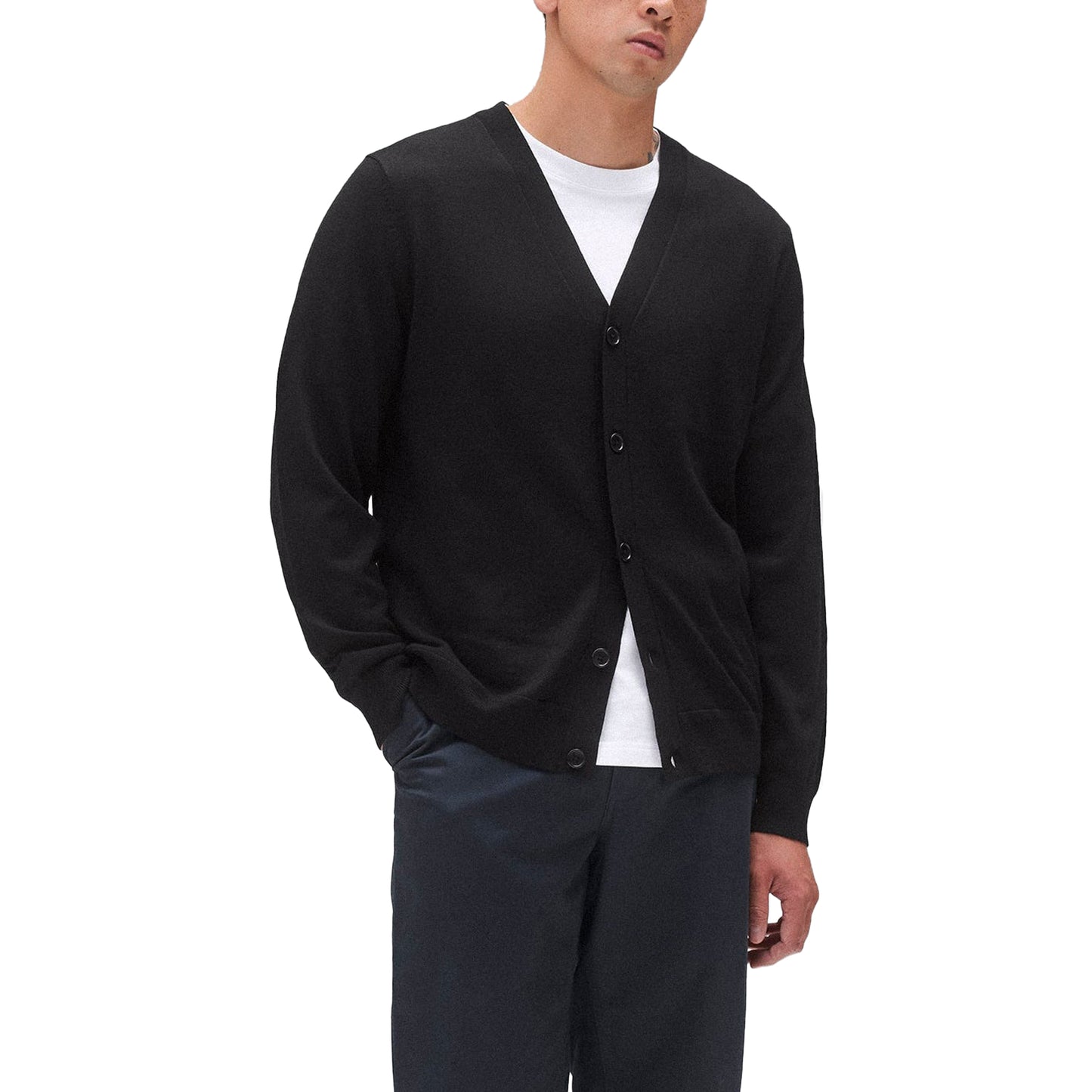 Reigning Champ Lightweight Merino Harry Cardigan