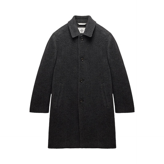 Reigning Champ Wool Herringbone Scout Coat