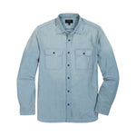 Rivay Albers Indigo Chambray Workshirt - Bleached Chambray