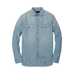 Rivay Albers Indigo Chambray Workshirt - Bleached Chambray