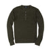 Rivay Cody Merino Waffle Henley - Dark Olive