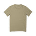 RIVAY Slub Cotton Pocket Tee - Light Khaki