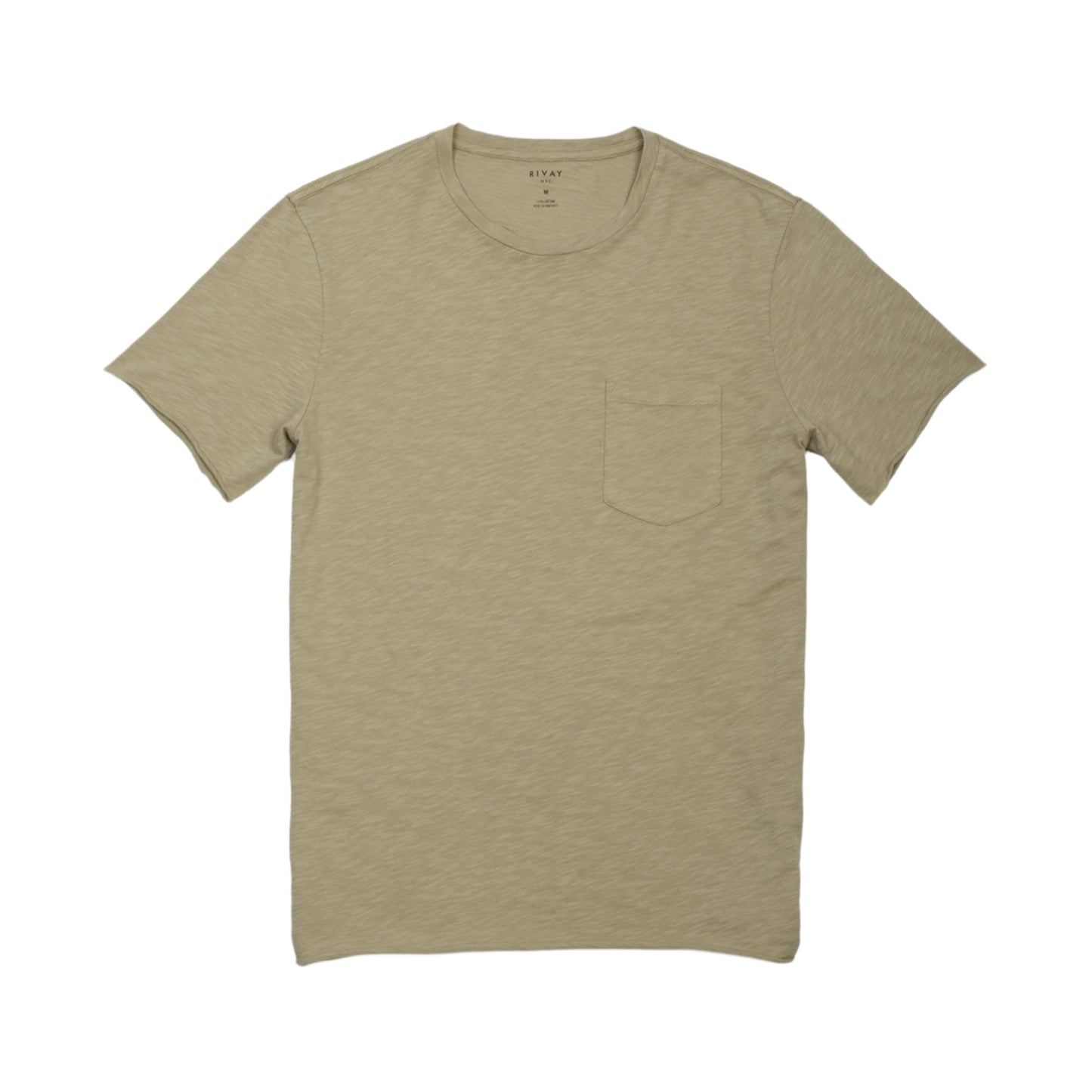RIVAY Slub Cotton Pocket Tee
