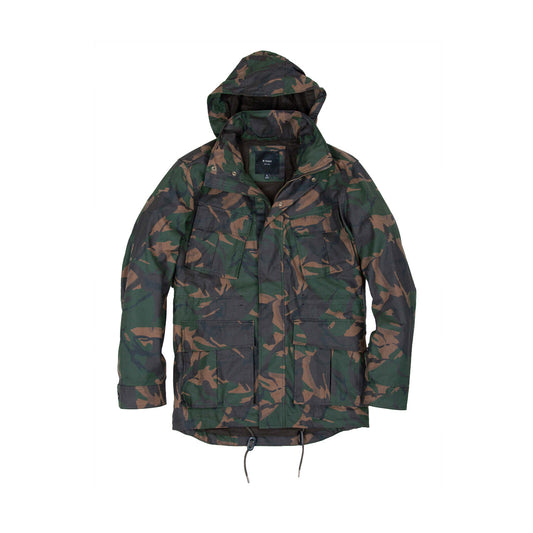 Rivay Waxed Cotton Camo Field Jacket