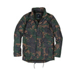Rivay Waxed Cotton Camo Field Jacket - British Woodlands Camo