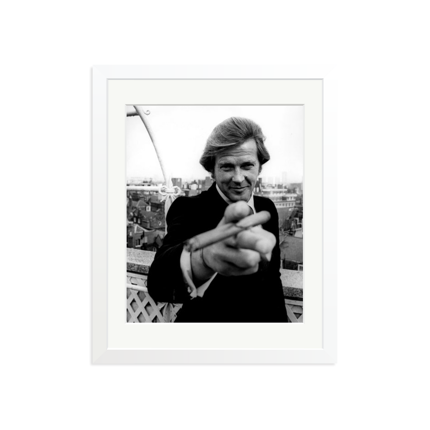 Roger Moore 1972 Bond Announcement Photo