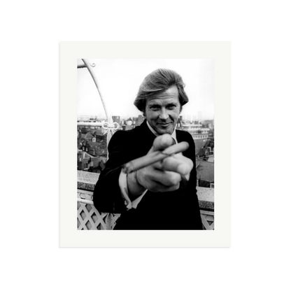 Roger Moore 1972 Bond Announcement Photo Print Only Large