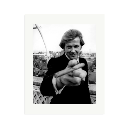 Roger Moore 1972 Bond Announcement Photo Print Only XL