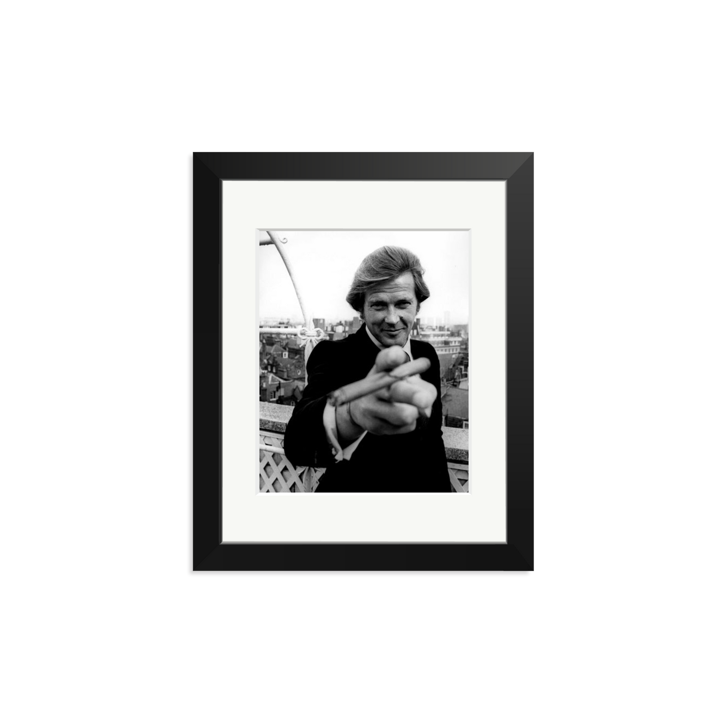 Roger Moore 1972 Bond Announcement Photo