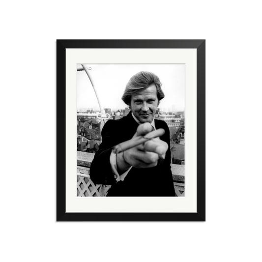 Roger Moore 1972 Bond Announcement Photo